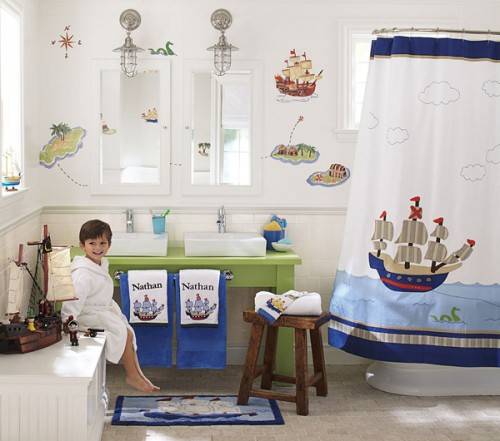 детская ванная, ванная комната для детей, дизайн детской ванной, фото, красивые интерьеры, фотографии красивых интерьеров