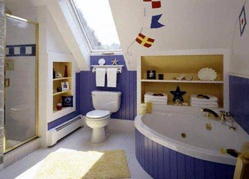 детская ванная, ванная комната для детей, дизайн детской ванной, фото, красивые интерьеры, фотографии красивых интерьеров
