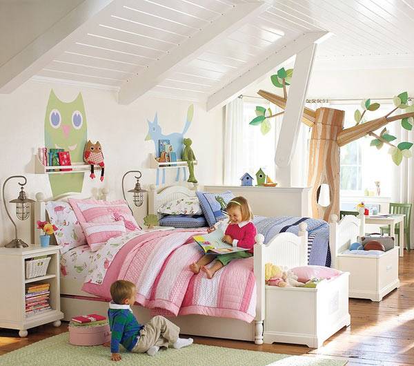 интерьер детской комнаты, детская комната фото, красивые детские комнаты, фотографии красивых интерьеров