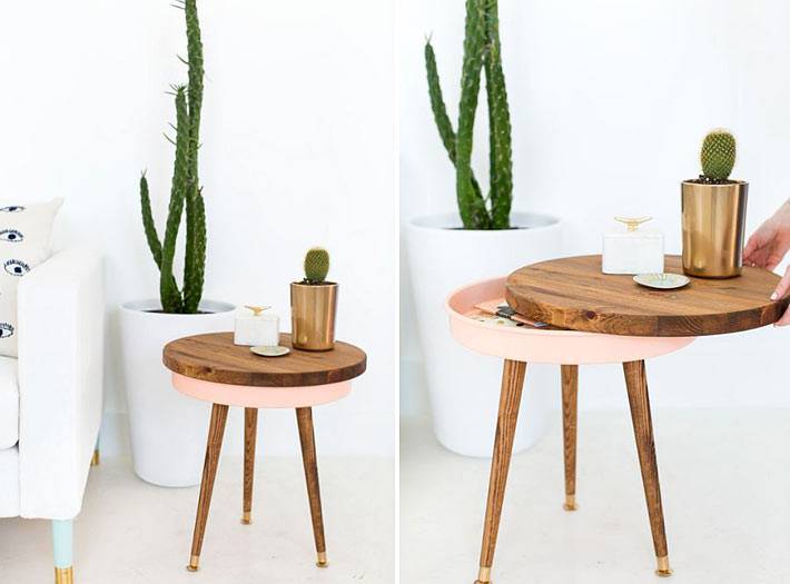 10 маленьких столиков для дома, которые можно сделать своими руками