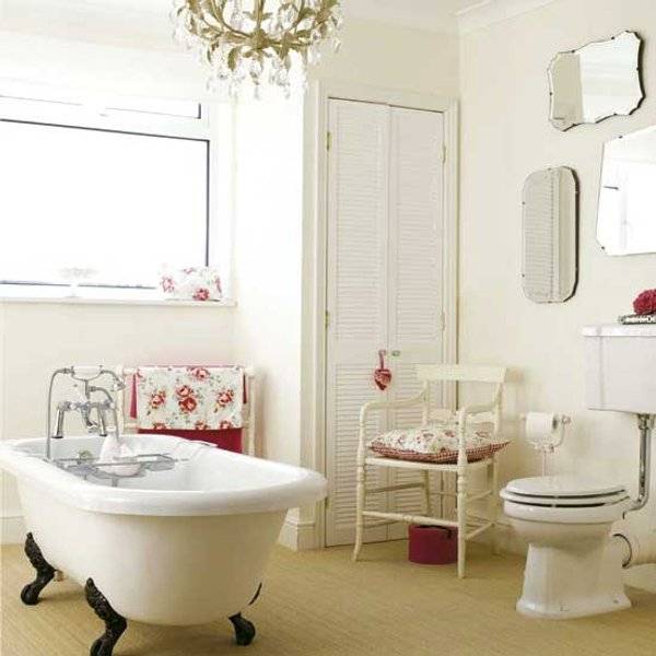 Дизайн ванной комнаты в ретро стиле