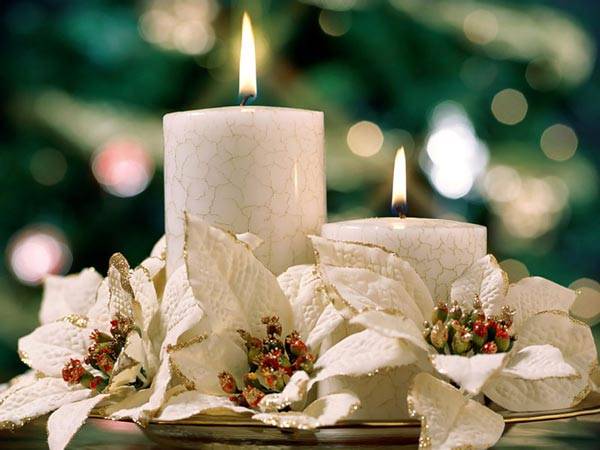 Праздник при свечах - новогодняя романтика