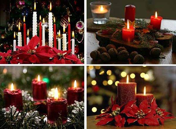 Праздник при свечах - новогодняя романтика