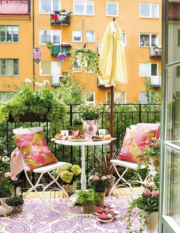 Летний мини-сад - цветущие балконы и террасы