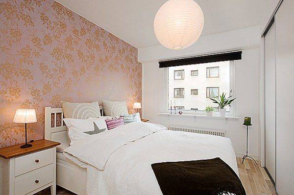 Красивый и современный дизайн спальни в шведском стиле