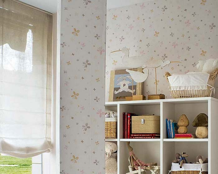 Красивая детская комната в пастельных тонах