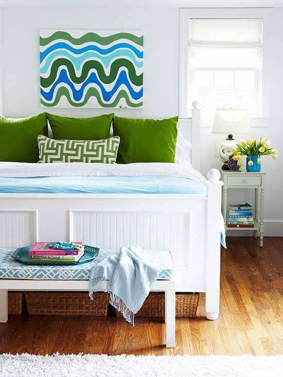 Яркие спальни: 20 красочных спальных комнат, в которых живет настроение!