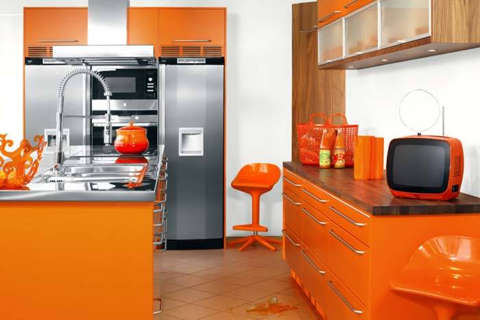 Апельсиновое настроение: оранжевый цвет в дизайне интерьера