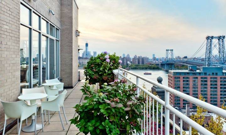 Пентхаус с панорамным видом в Бруклине, Нью-Йорк