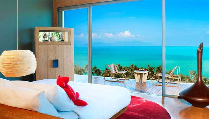Вдохновляющие летние спальни с видом на море