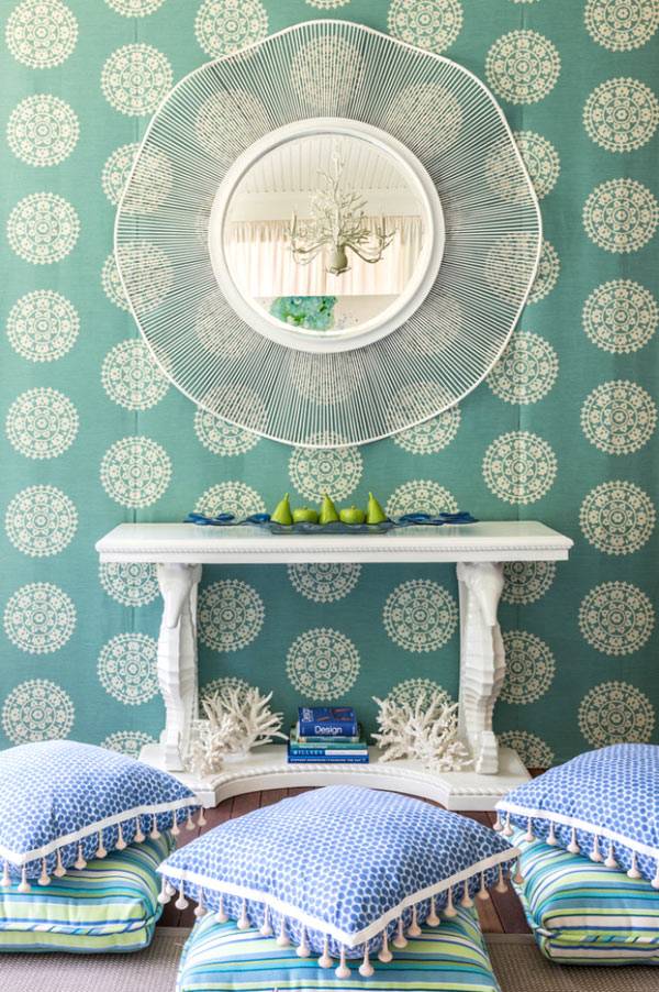 Синева гостиной комнаты от дизайнера Kim Hendrickson-Radovich