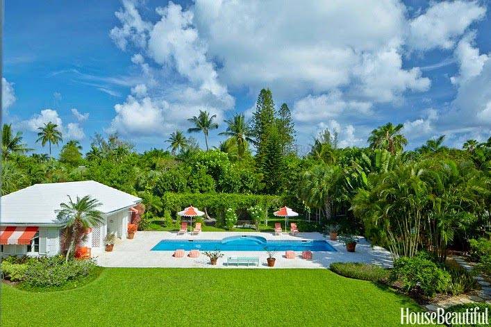 Яркий дизайн интерьера дома на Багамах от Amanda Lindroth