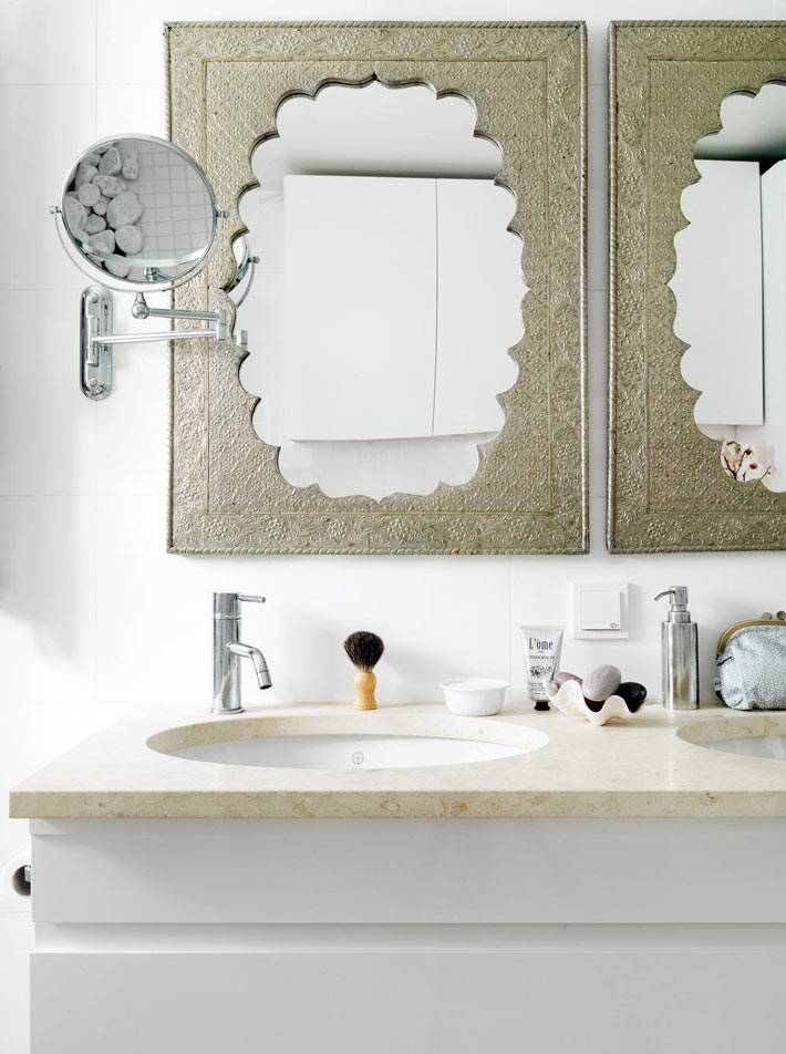 Рамы для зеркал ванной комнаты в марокканском стиле фото