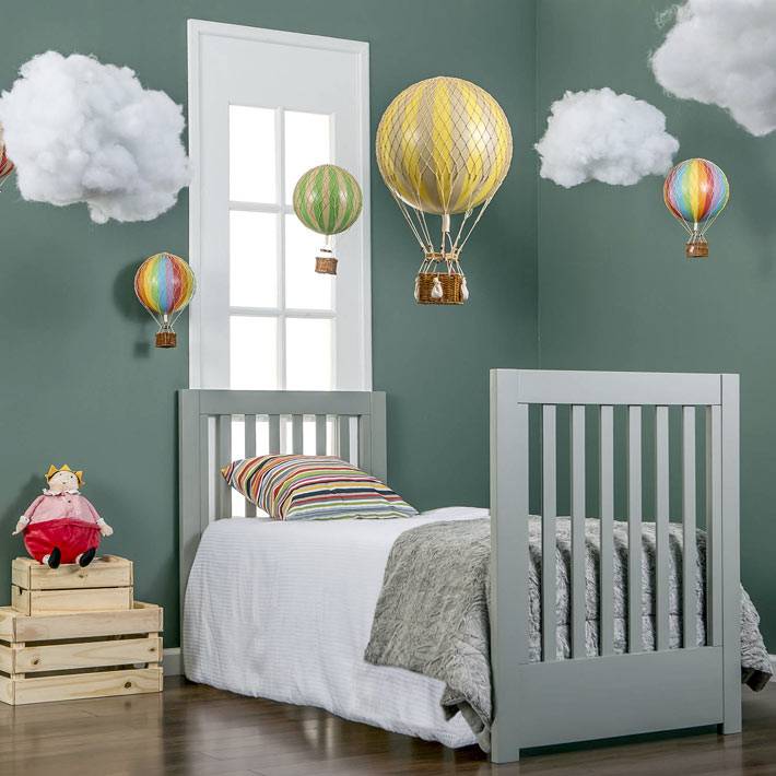 модель детской комнаты с необычным декором