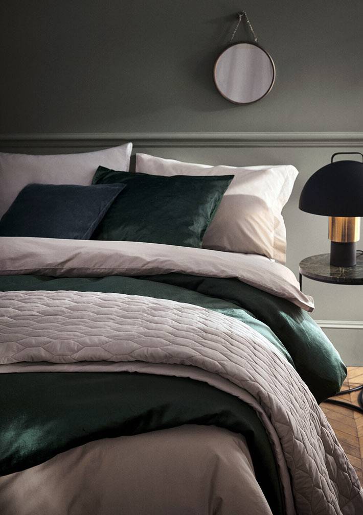 текстиль для спальни от бренда H&M Home фото