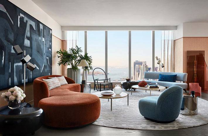 Модный интерьер квартиры в Нью-Йорке от дизайнера Jamie Bush