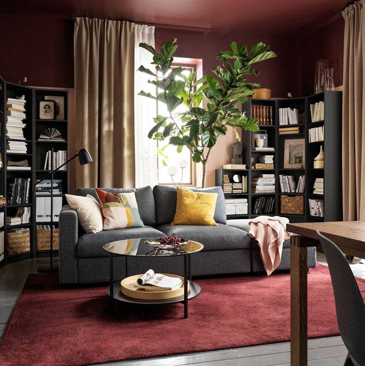 10 красивых гостиных из каталога Ikea 2021