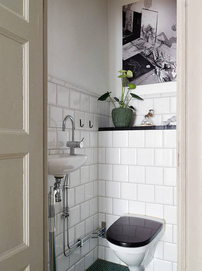 Компактные маленькие раковины в интерьере ванной комнаты (35 фото)