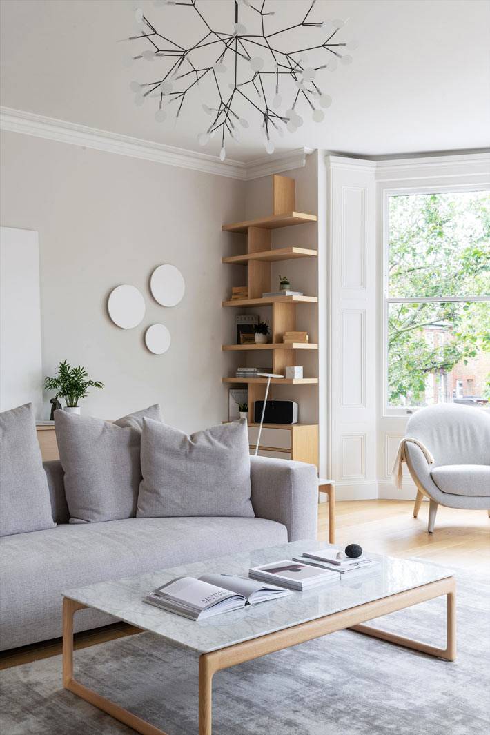 Теплый минимализм в лондонской квартире (дизайн YAM Studios)