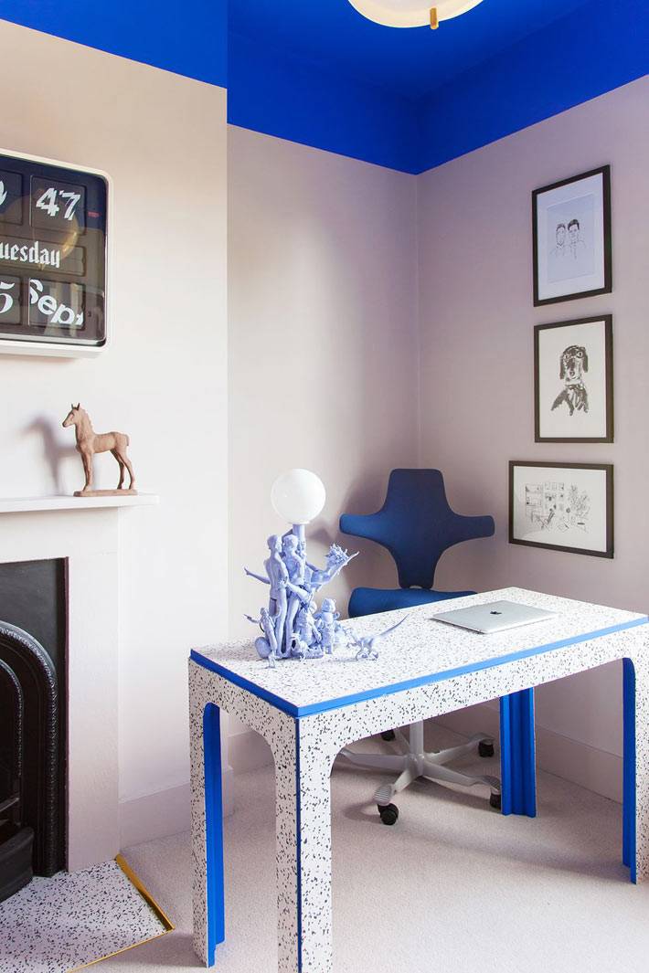 Веселый дизайн и сочные краски в необычном лондонском доме