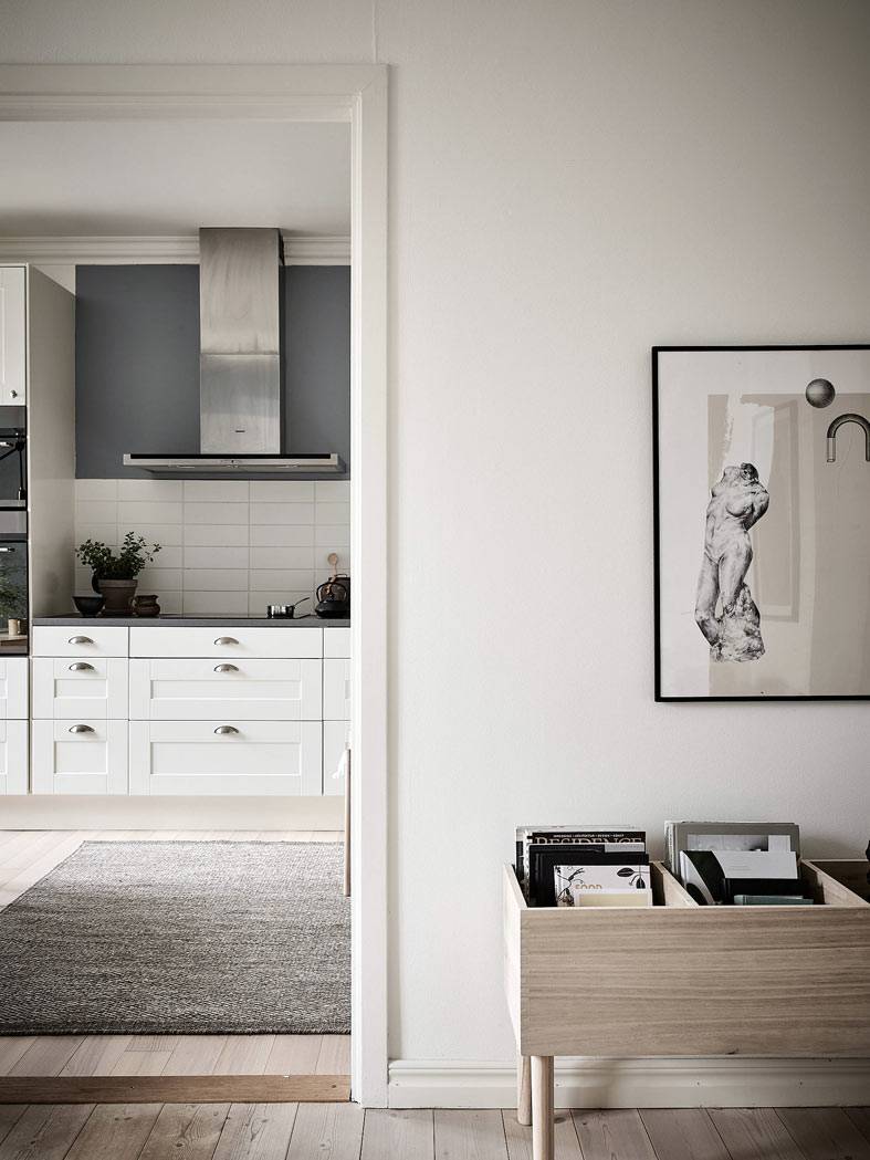 Смесь скандинавского минимализма и стиля лофт в квартире на 66 кв.м